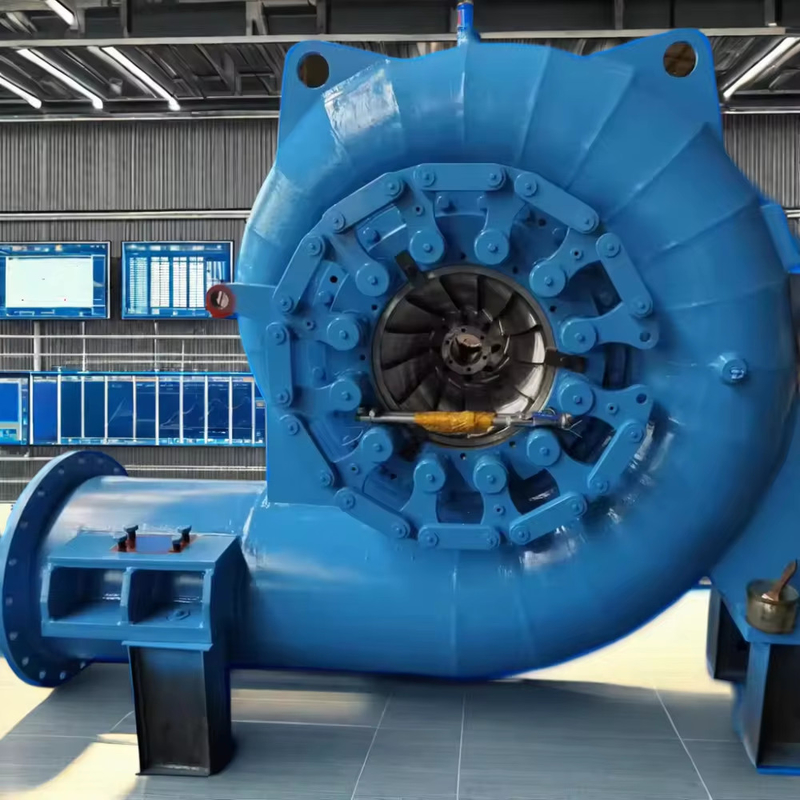 Kapasite Çelik Kaplan Hidrotürbine Francis Hidrotürbine 200kw-20mw Güç ölçeği için özel model