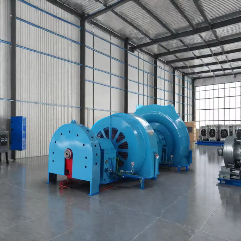 Dayanıklılık Hidrotürbin Jeneratörü 450-1000 rpm'de çalışmak 50HZ/60HZ'de güç üretimi için frekans