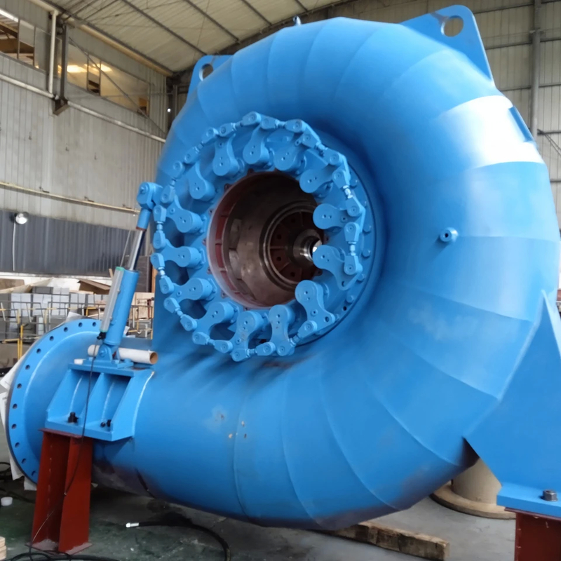 200kW - 20MW Çelik ve Paslanmaz Çelik İnşaat Francis Dayanıklılıklı Yüksek Başlı Su Türbünü