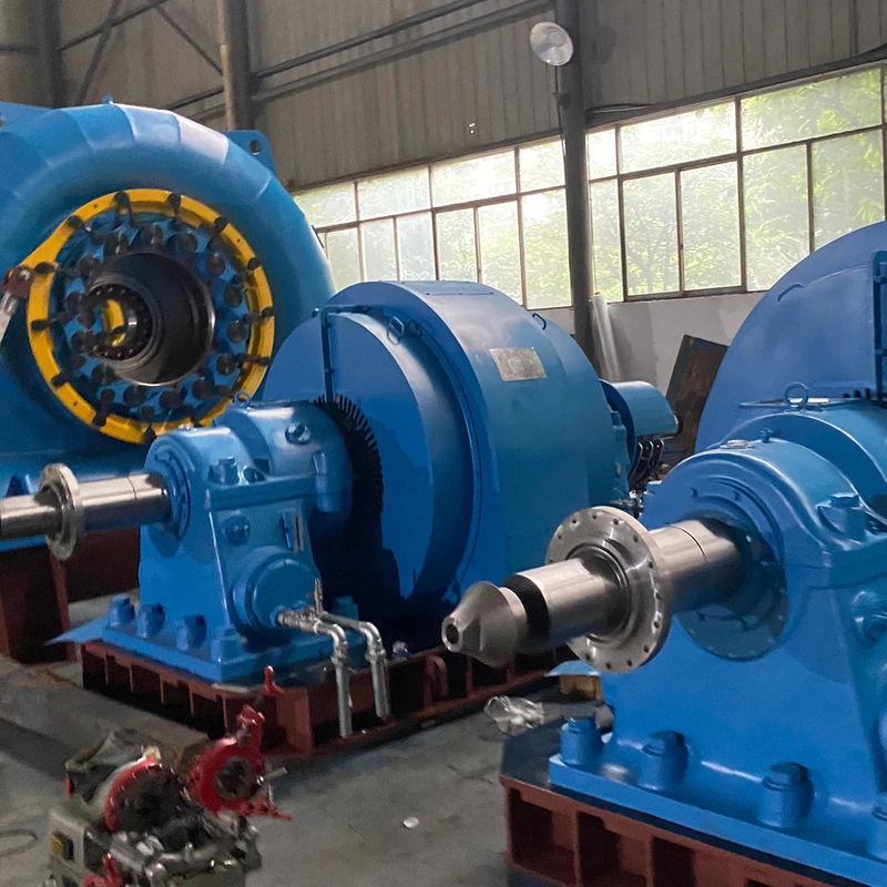 Otomatik / El Su Türbini Jeneratörü 450-1000RPM nominal voltajlı