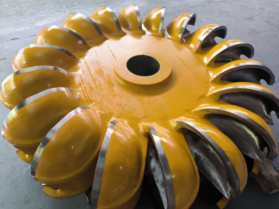 1 ila 10 MW Anma Güçlü Hidro Türbin Türbini Özelleştirilmiş Kanat Yüksekliği Hidroelektrik Santralleri İçin Enerji Üretim Çözümü