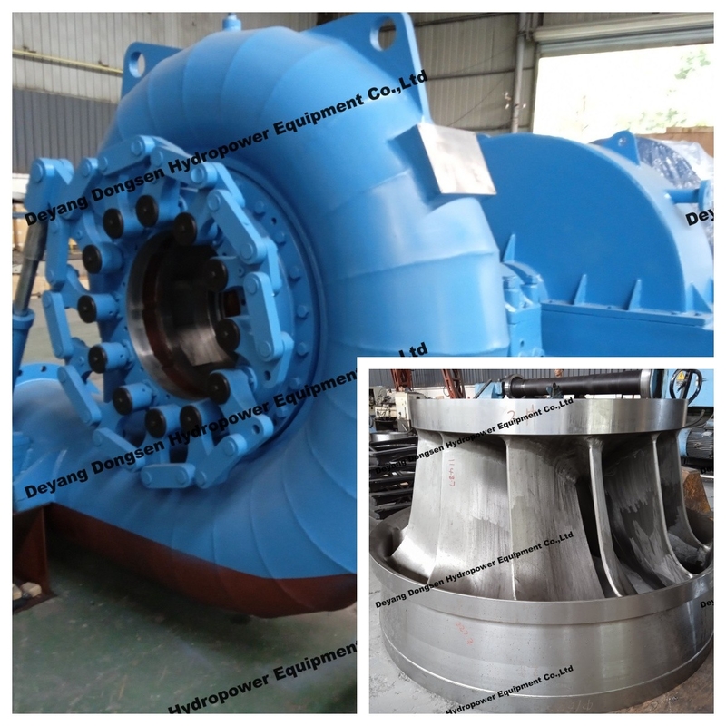 Francis Turbin Jeneratörü 450-1000RPM Belirli Baş 20m-300M Belirli Voltaj 400V-10kV