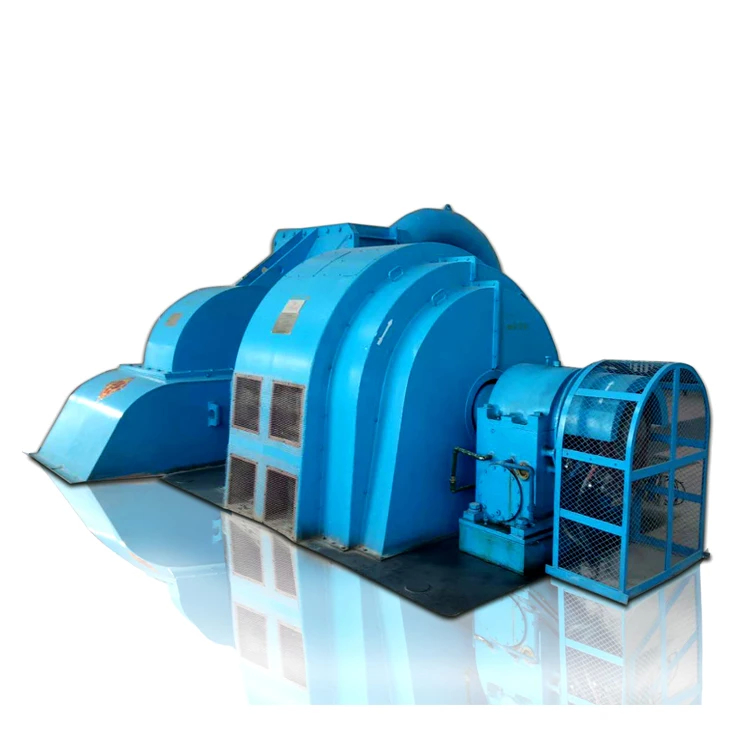 Yüksek kaliteli yüksek su başlığı için kullanılan hava soğutmalı 100kw-10mw Pelton türbini