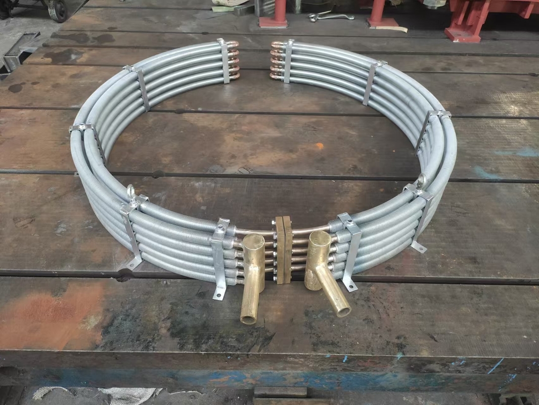 0-80.C sıcaklık aralığı ve 150RPM-1000RPM hız aralığı ile hidro turbinin kalıcı yağ soğutucusu