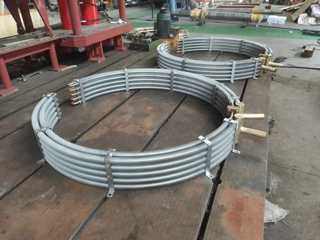 Endüstriyel Duvar Montajlı Hidrolik Yağ Soğutucu 10-50 Kg Sıvı Boru için Çalışma Sıcaklığı Aralığı 0-80 °C Performans