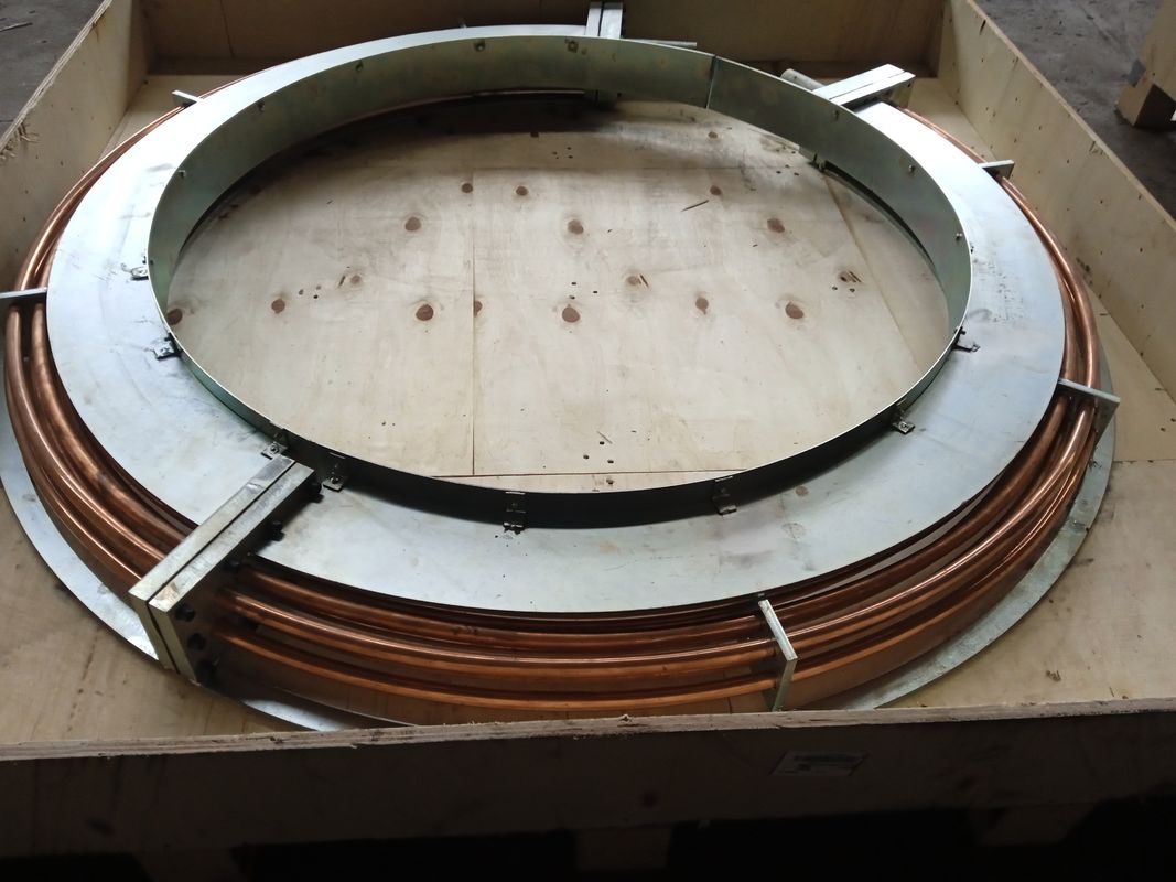 Çalışma sıcaklık aralığı 0-80°C Hava Yağı Soğutucu 500x500x500 mm Hidrolik Turbin Birimi Yağ Soğutucu ve Soğutma Çözümü