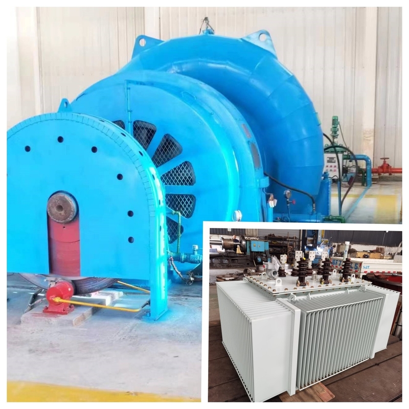 Çevre dostu 50HZ/60HZ Küçük hidro türbin jeneratörü düşük su başlığı için 5-500m