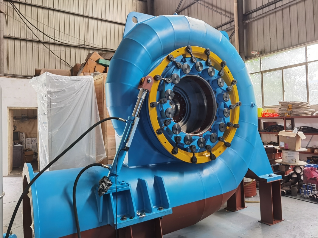200kw-20mw Su türbini jeneratörü Dikey / yatay kurulum Uzun kullanım süresi