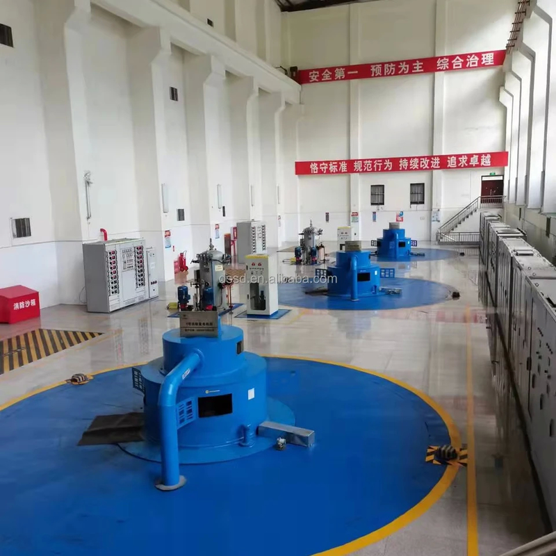 Yüksek verimlilikli hidro türbin jeneratörü hidroelektrik santrali için elektrik üretimi için
