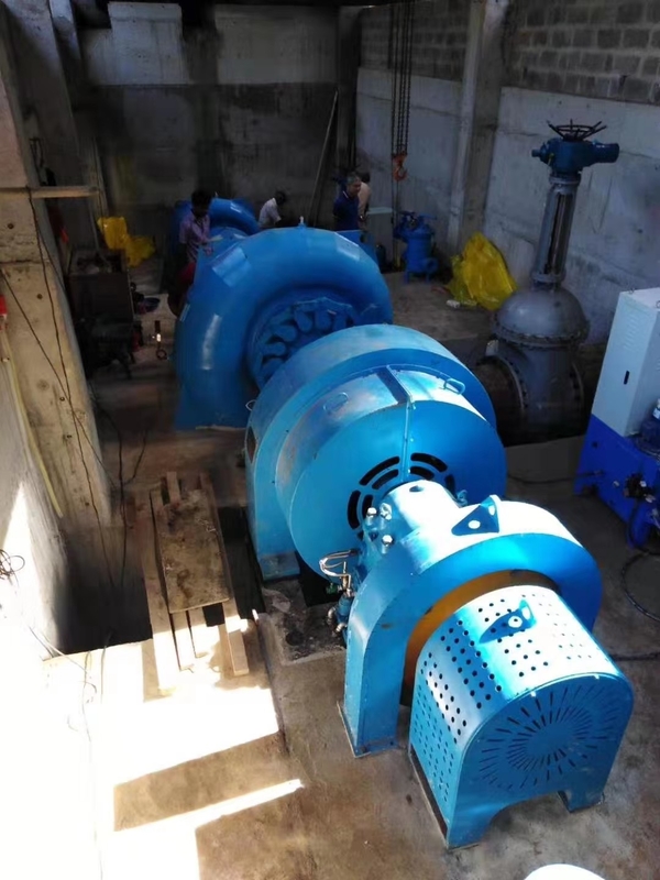 Sustainablemini Elektrik Santrali için 4mw Kapasiteli Francis Tipi Hidro Turbineleri