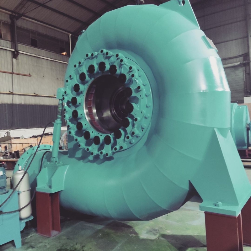 Özel Renkli Su Türbini Jeneratörü 200KW-20MW 50/60Hz Otomatik / El Kontrolü