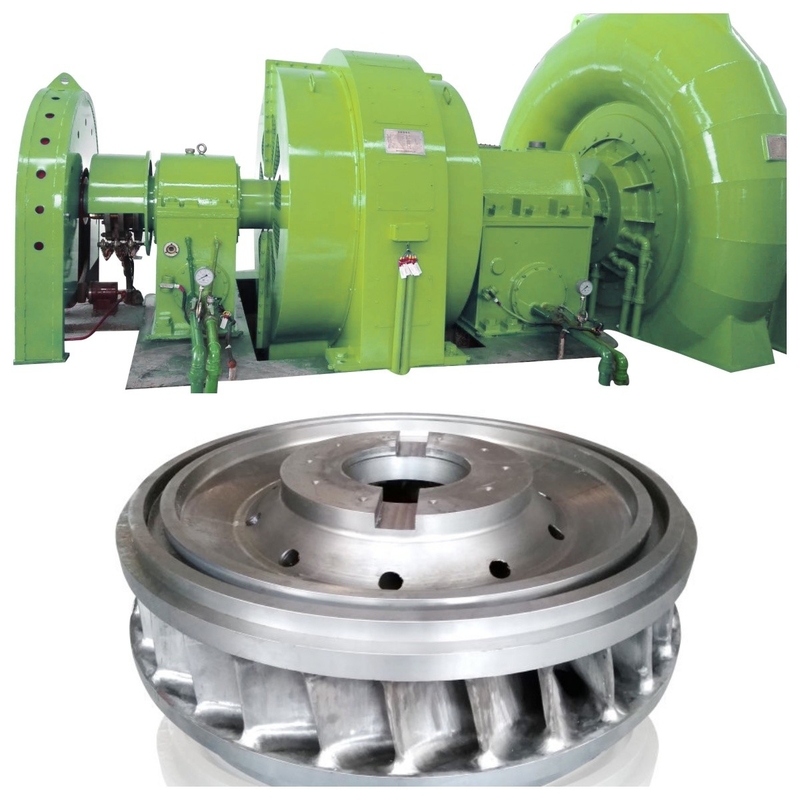 450-2000RPM nominal hızı Francis hidro türbin jeneratörü Dikey veya yatay kurulum modu