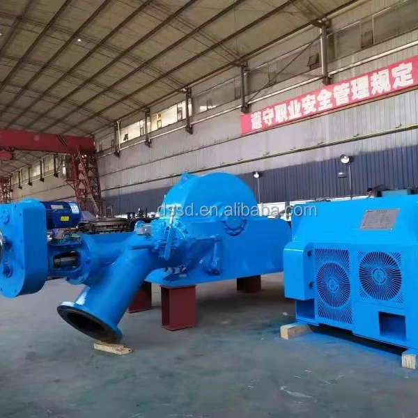 Dikey / yatay kurulum yöntemi AVR özelleştirilmiş 500kW Turgo Turbine Hidro jeneratörü