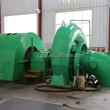 PLC Kontrol Sistemi Su Türbini Jeneratörü 1000 KW Güç Çıktısı Enerji Üretimi için Hava/Su Soğutması