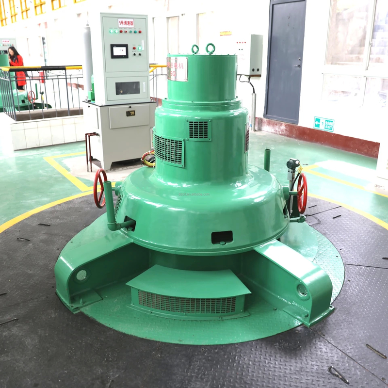 PLC Kontrol Sistemi Su Türbini Jeneratörü 1000 KW Güç Çıktısı Enerji Üretimi için Hava/Su Soğutması