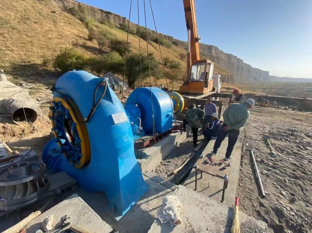 Yüksek Kaliteli Sıcak Satış Hidro Turbin Jeneratörü Su Enerjisi ve Küçük Elektrik Santrali için Hidroelektrik yedek parçaları