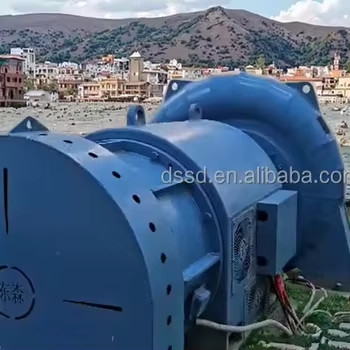% 85 verimliliği 40-110% yük varyansında korur hidroelektrik türbini verimliliği 400V 600V 800V 11KV 13.8KV