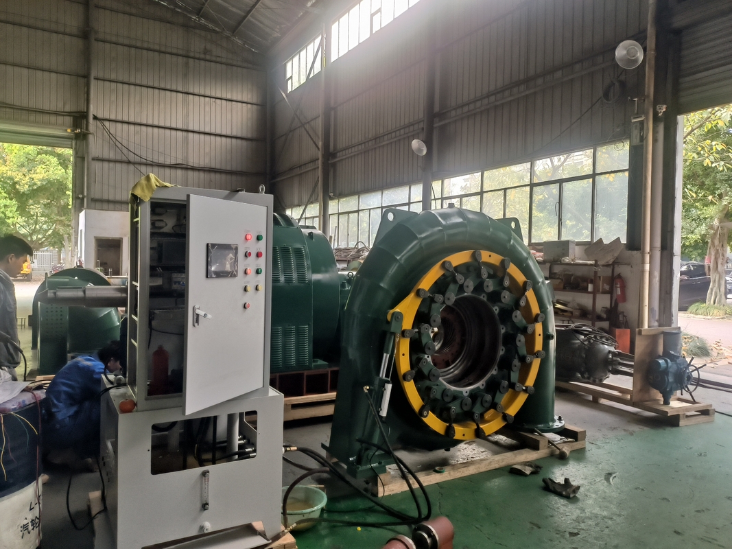 Yüksek akış hızı su enerjisi üretimi için büyük boru çapı DN2250-3200mm Francis Su Türbini Jeneratörü