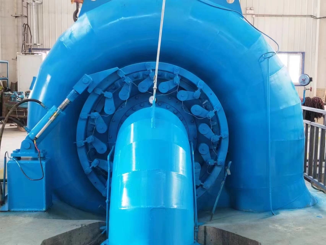 DN2250-3200mm boru çapı Otomatik Kontrol Sistemi ve Hava / Su Soğutması ile Francis Turbine Jeneratörü