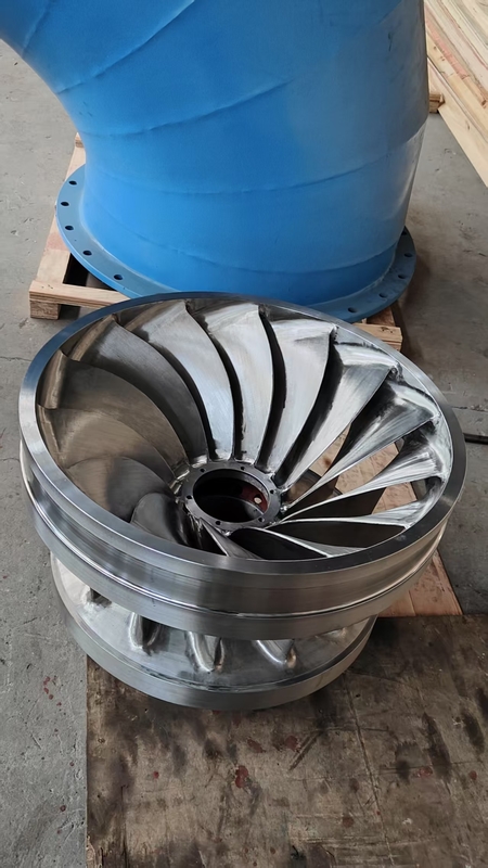 Çoklu Blade Performance Su Enerjisi Türbünü 10-20 Yıllık Yaşam Süresi ve % 90 Verimlilik