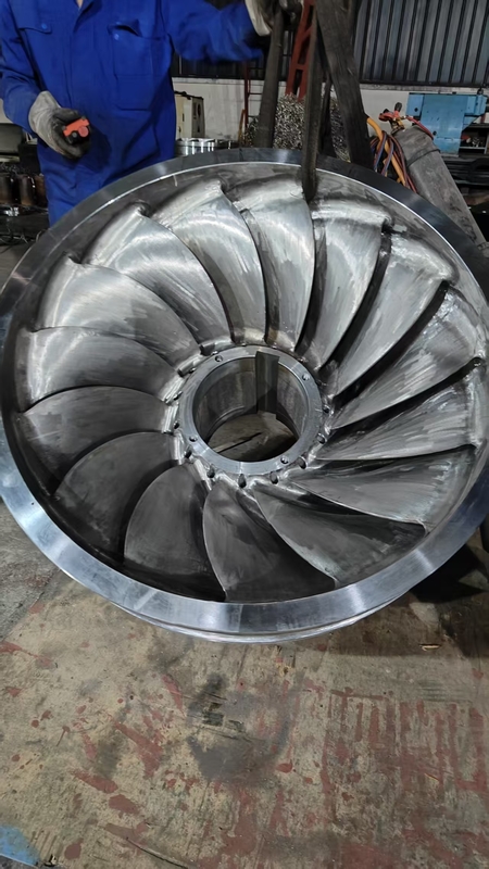 Çoklu Blade Performance Su Enerjisi Türbünü 10-20 Yıllık Yaşam Süresi ve % 90 Verimlilik