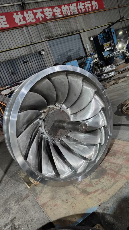 Çoklu Blade Performance Su Enerjisi Türbünü 10-20 Yıllık Yaşam Süresi ve % 90 Verimlilik