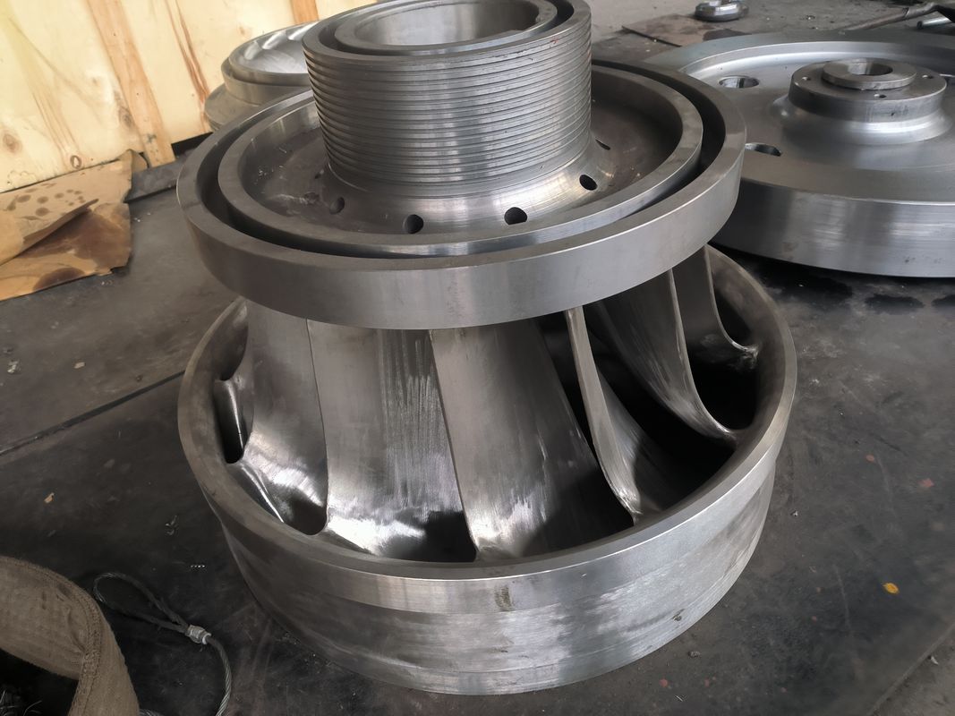 Özel giriş diametresi 1-5 Metre Hidro türbine koşucu ve nominal rotor hızı 100rpm 200rpm 300rpm 500rpm 1000rpm