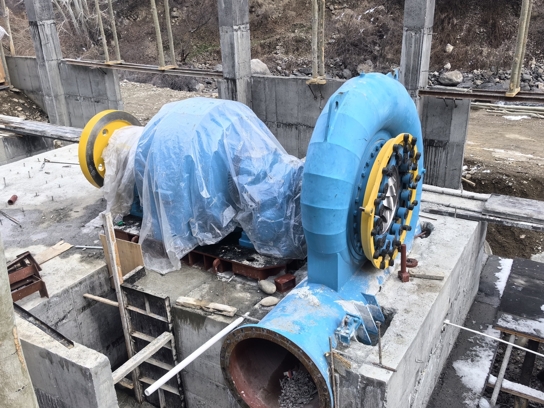 150RPM-1000RPM Hız aralığı Su türbini jeneratörü Düşük gürültü seviyesi ≤80dB ve uzun ömür süresi 30 yıldan fazla