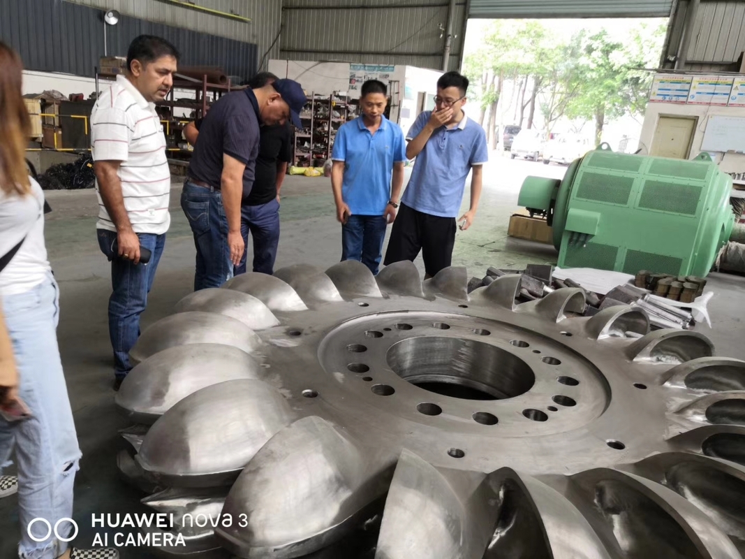 Stainless Steel Hydro Turbine Runner with 1-100 MW Rated Power and Customized Blade Width for Renewable Energy Projects