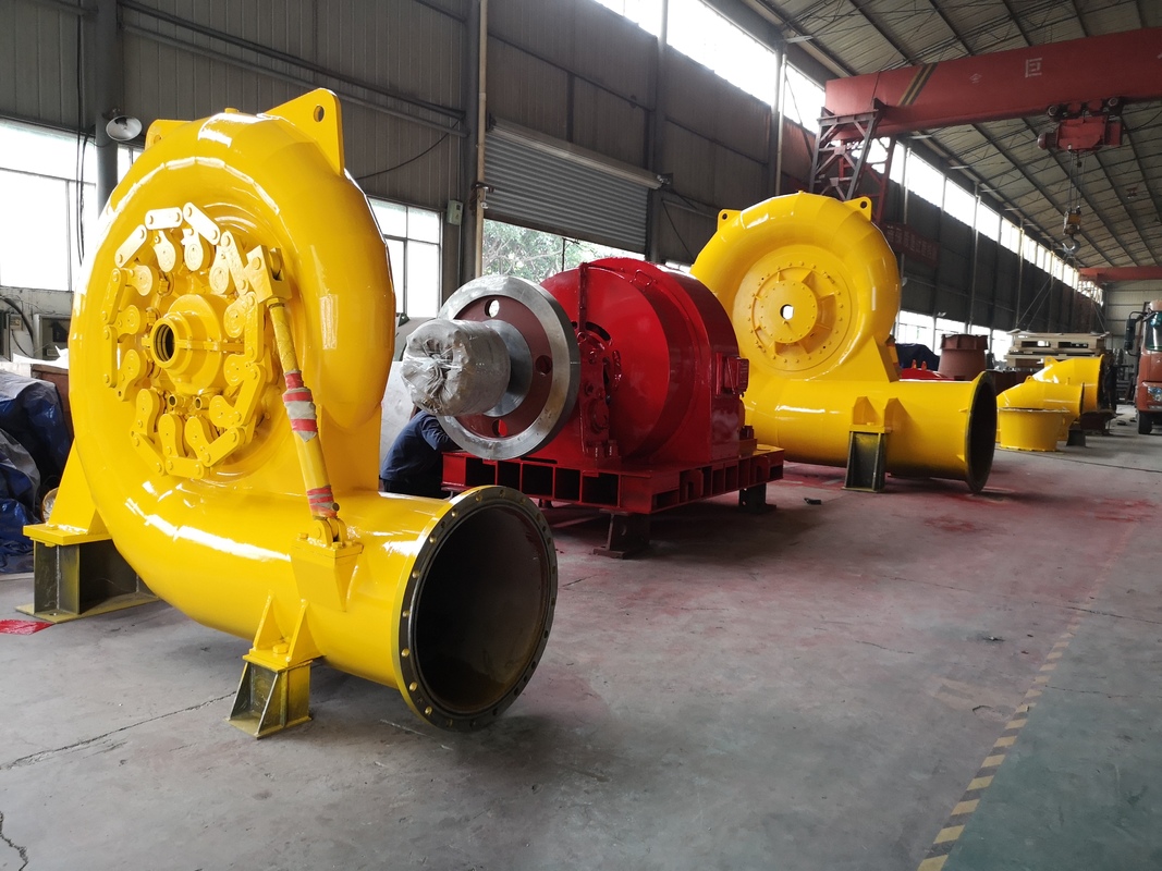 10M-300M Head Water Turbine Generator with 0.1m3/s to 0.5M3/S Flow and 30~50 Years Lifespan