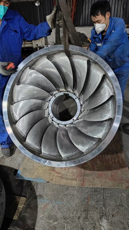 Hidroelektrik Santrali için Paslanmaz Çelik Kanatlı ve Otomasyon Kontrol Sistemli 2000kw Ünite Kapasiteli Francis Türbin Jeneratörü