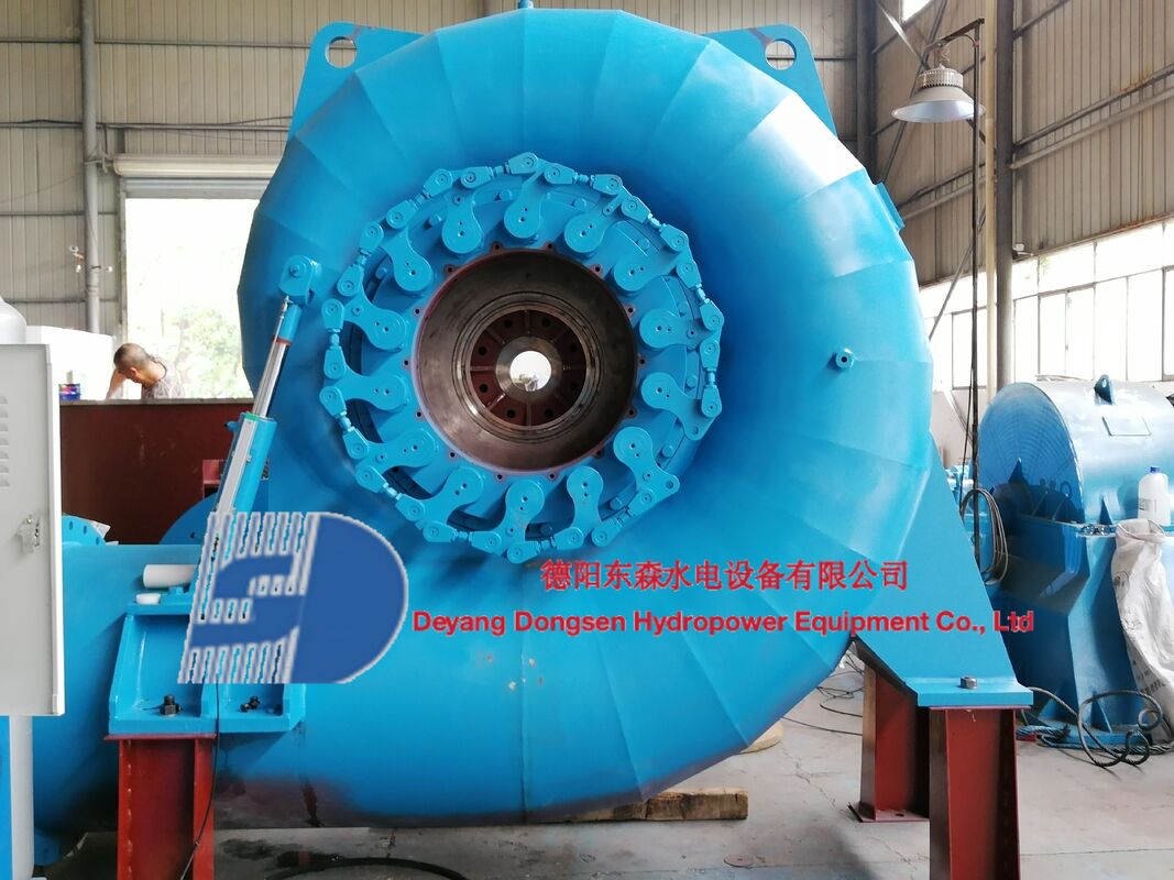 Oem hidroelektrik türbininin paslanmaz çelik bileşenleri hidroelektrik santralinin verimliliği ve uzun vadeli dayanıklılığı için optimize edilmiştir