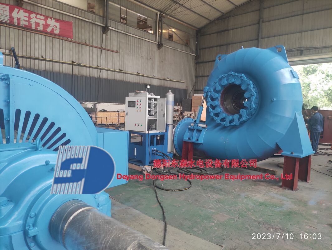 Oem hidroelektrik türbininin paslanmaz çelik bileşenleri hidroelektrik santralinin verimliliği ve uzun vadeli dayanıklılığı için optimize edilmiştir