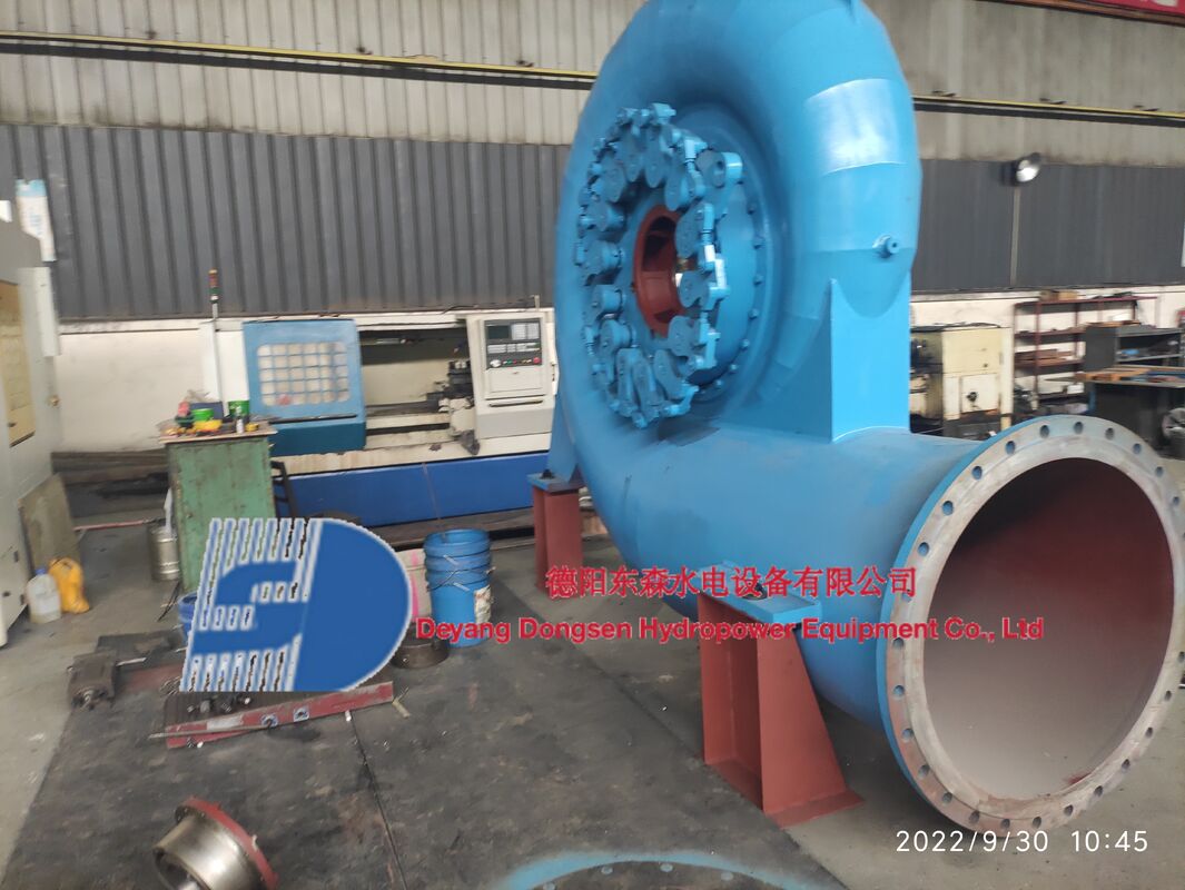 Otomatik Kontrol Modlu Francis Türbin Jeneratörü, Yatay veya Dikey Yerleşimli ve Güç Üretimi İçin 450-1000 RPM Anma Hızlı