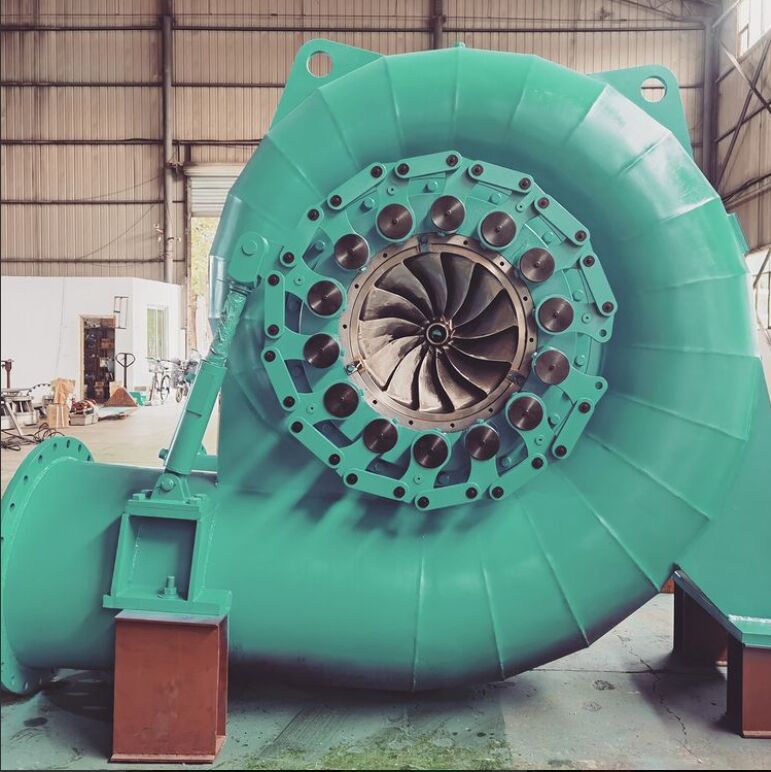 Otomatik Kontrol Modlu Francis Türbin Jeneratörü, Yatay veya Dikey Yerleşimli ve Güç Üretimi İçin 450-1000 RPM Anma Hızlı