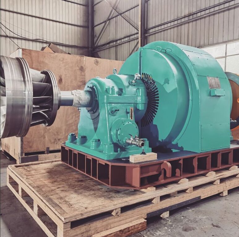 Otomatik Kontrol Modlu Francis Türbin Jeneratörü, Yatay veya Dikey Yerleşimli ve Güç Üretimi İçin 450-1000 RPM Anma Hızlı