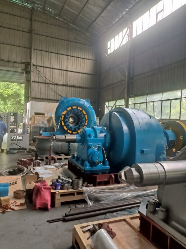 Paslanmaz Çelik Francis Turbine Generator, hidroelektrik enerjisi çözümleri için otomatik kontrol modu ve 450-1000 RPM ile