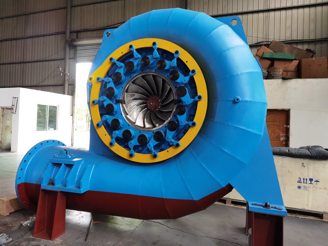 Francis Runner Su Turbini Jeneratörü Tasarım Başlığı için tasarlanmıştır 168 ila 357 M Güçlü Francis Turbine Jeneratörü Teknolojisi
