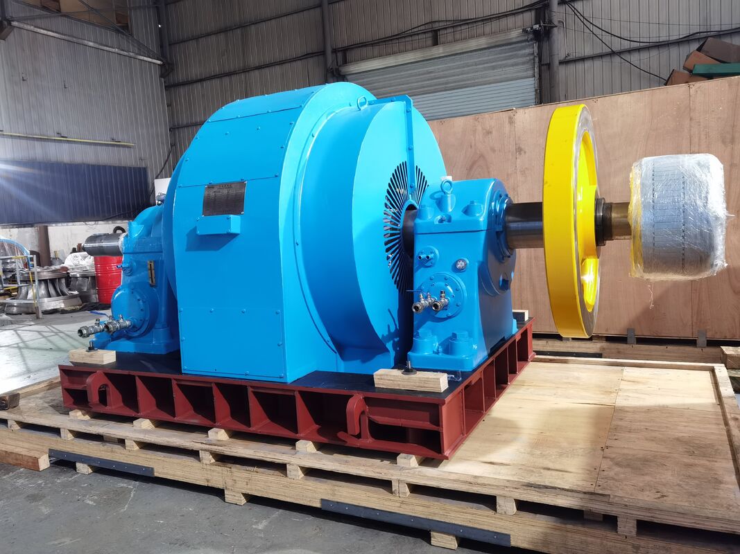 Francis Runner Su Turbini Jeneratörü Tasarım Başlığı için tasarlanmıştır 168 ila 357 M Güçlü Francis Turbine Jeneratörü Teknolojisi