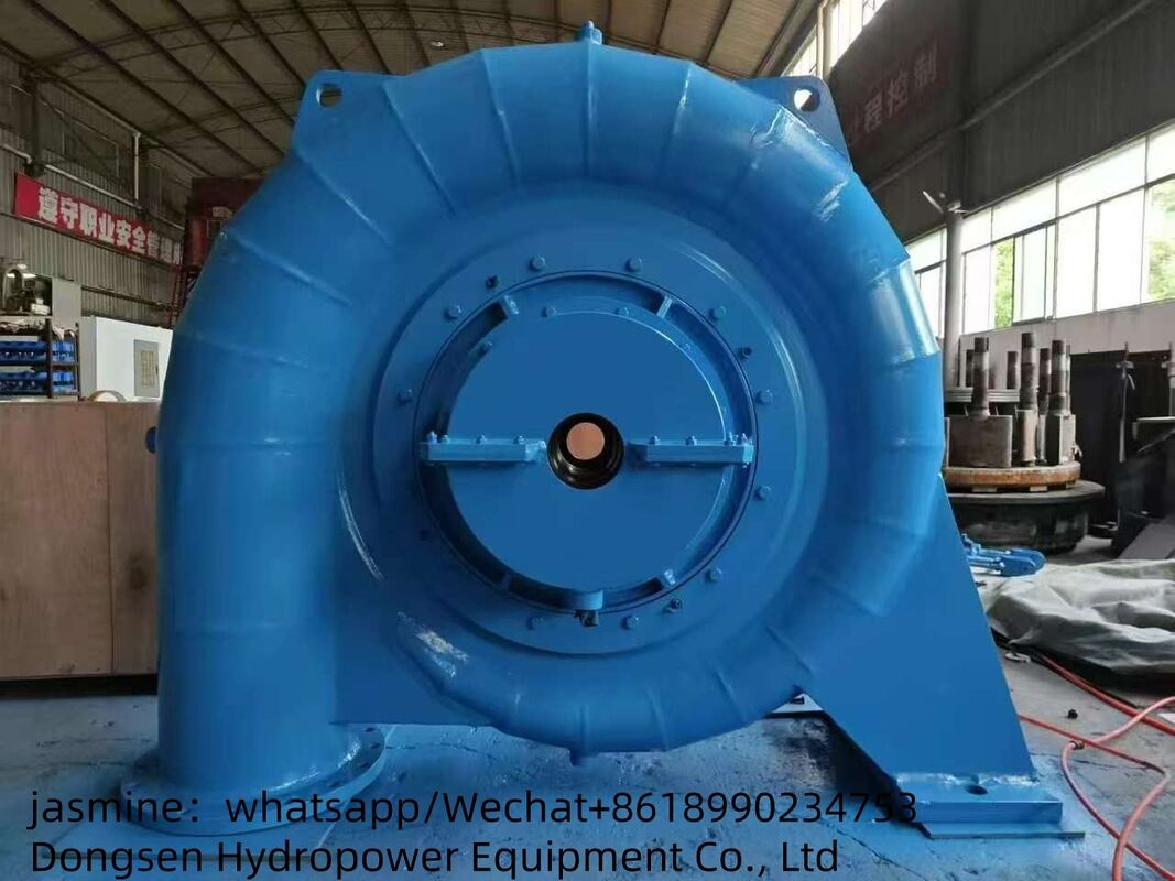 Hız Aralığı 150RPM 1000RPM Francis Hidro Türbin Jeneratörü Akışı Destekler 3,21 - 14,9 M³s Sürdürülebilir Enerji Üretimi
