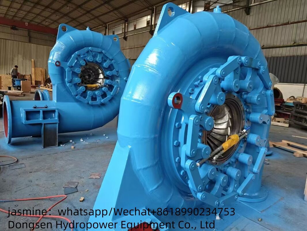 450-1000 RPM Francis Turbin Jeneratörü Mikro Bilgisayar Yöneticisi ve IP54 Koruması ile hidroelektrik santralleri için