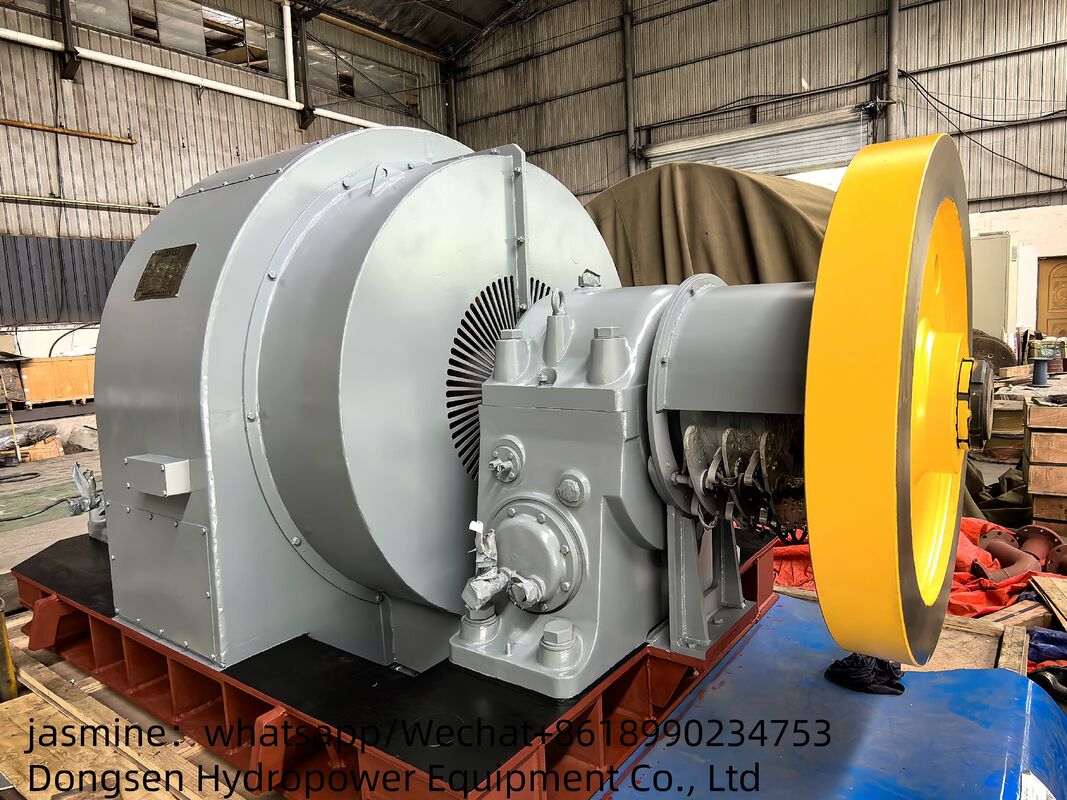 Akış 3.21 - 14.9 M3s Francis Turbin Jeneratörü Güç Kapasitesi 300KW - 8000KW Belirli verimlilik yüzde 90 - yüzde 96