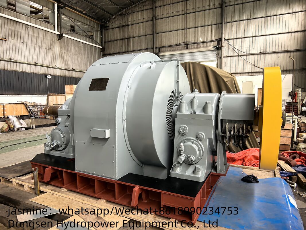 Akış 3.21 - 14.9 M3s Francis Turbin Jeneratörü Güç Kapasitesi 300KW - 8000KW Belirli verimlilik yüzde 90 - yüzde 96