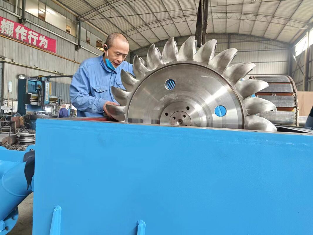 ISO 9001 Sertifikalı Hidro Turbine Runner, hidroelektrik üretiminde % 92 verimlilik için 3 ila 10 bıçak yapılandırması ile