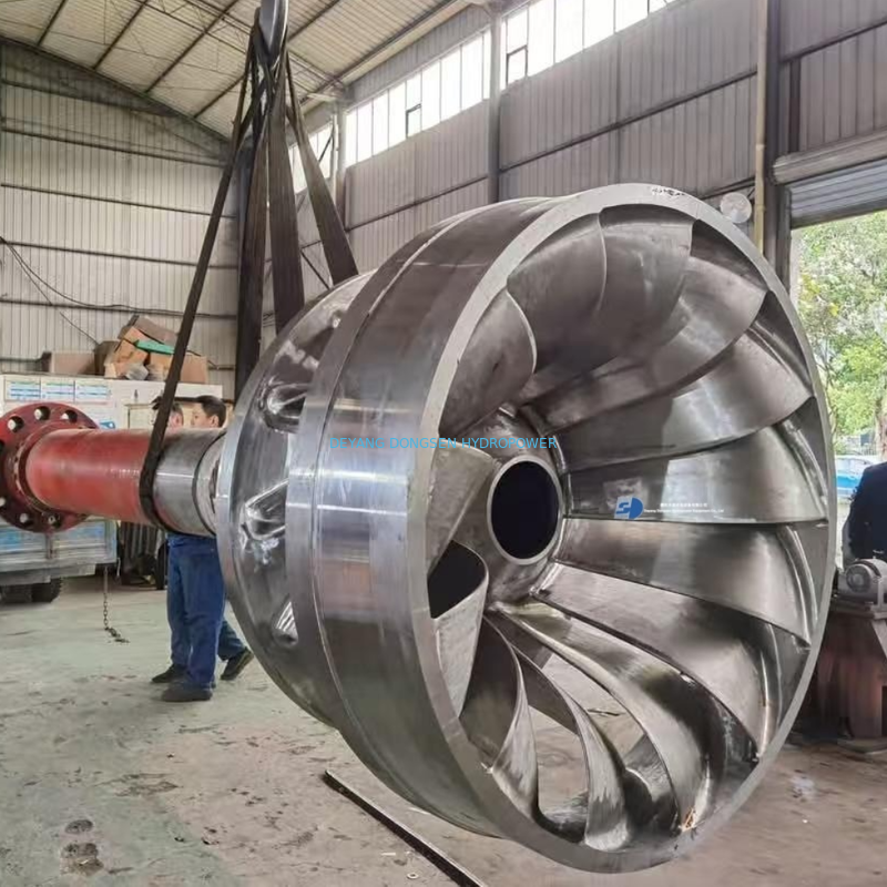 PLC Controlled Francis Hydro Turbine Generator Set IP54 Protection Microcomputer Governor for Hydropower Station
