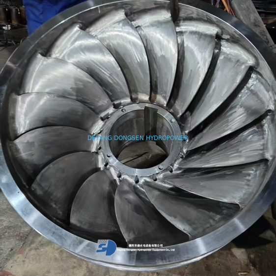 PLC Controlled Francis Hydro Turbine Generator Set IP54 Protection Microcomputer Governor for Hydropower Station