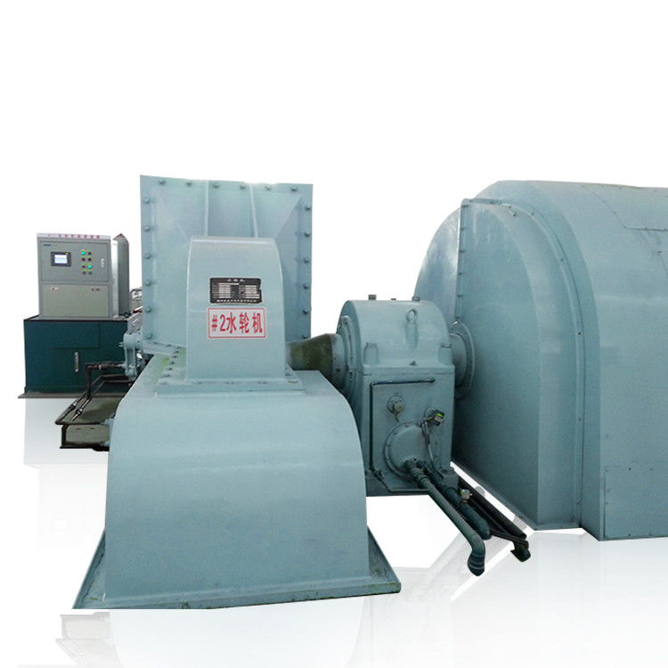 Hidroelektrik Pelton Turbine Jeneratörü Yüksek Baş Performansı 600RPM'de güç üretimi ve 100m ila 700m tasarım başlığı için