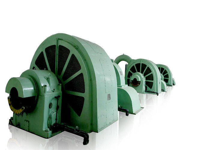 0.5 MW-20 MW Güç Çıktısı Pelton Turbine Jeneratörü yatay kurulum ve statik uyarma sistemi ile