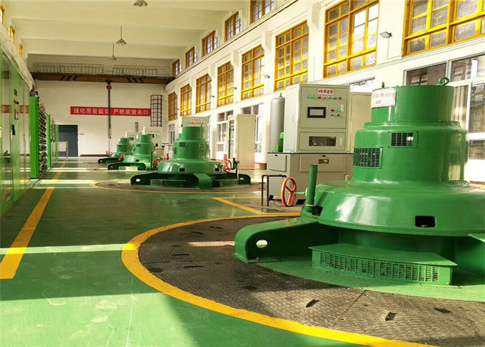 Kaplan Hidrotürbin Jeneratörü Paslanmaz Çelik Kılıçlı, % 95'e Kadar Verimlilik ve Gıda Enerjisi için Değişken Akış Hızı