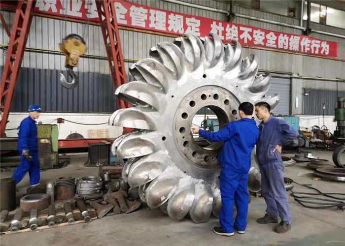 Çapı 200mm Pelton Tekerlekli Turbin Jeneratörü Değişken Hız Hidroelektrik Santrallerinde Enerji Çekimini Maksimize Etmek İçin Tasarlanmıştır